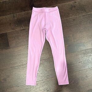 Light Purple Ribbed Alo Yoga Leggings 7/8 Length